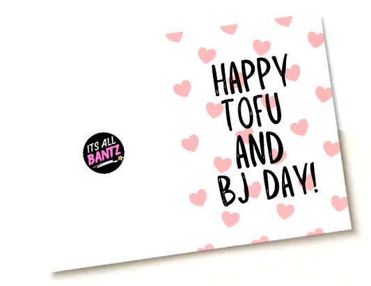 Tofu and BJ - Greeting Card