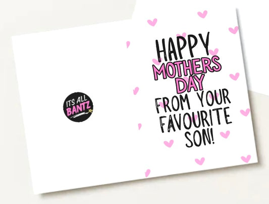 Favourite Son - Greeting Card