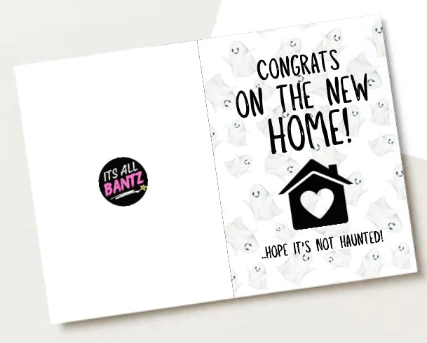 Hope It’s Not Haunted - Greeting Card