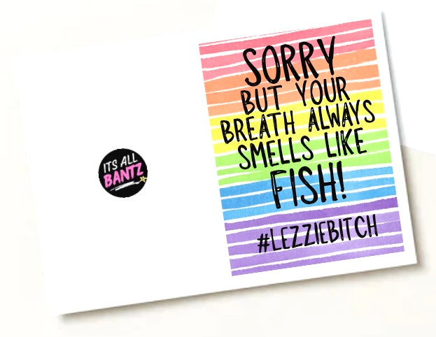 Fish Breath - Greeting Card