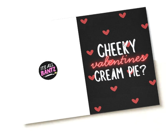 Cheeky Cream Pie - Greeting Card