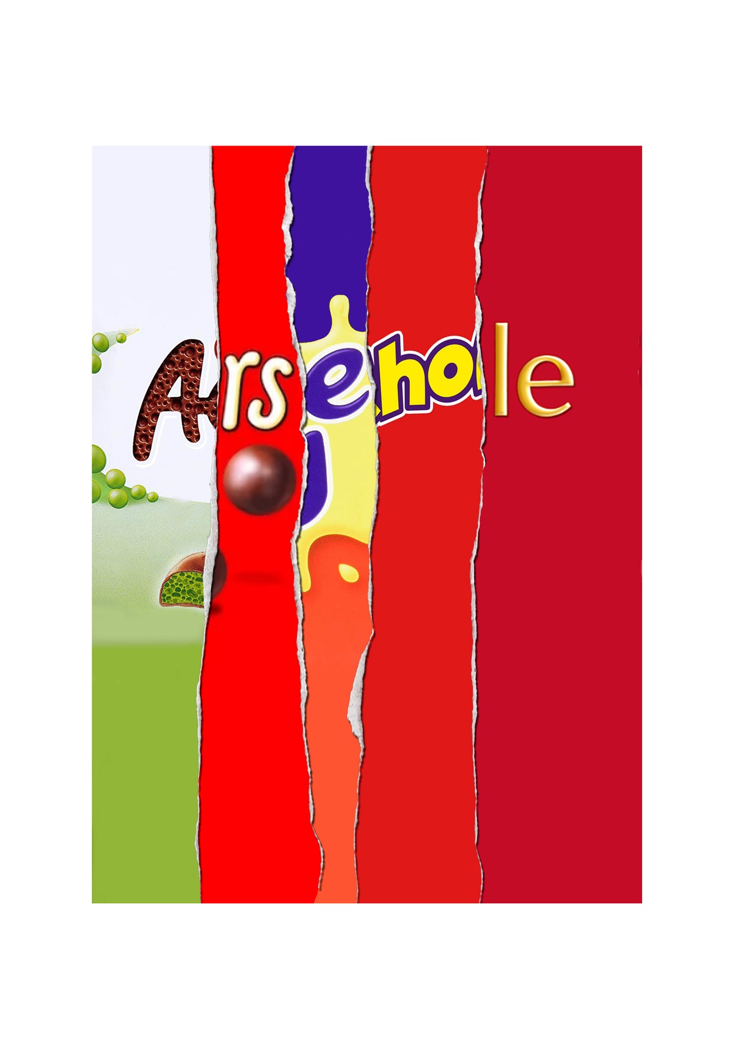 Arsehole - Chocolate Bar Wrapper