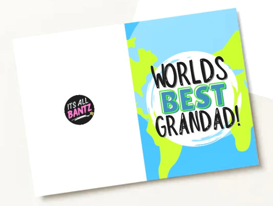 Worlds Best Grandad - Greeting Card