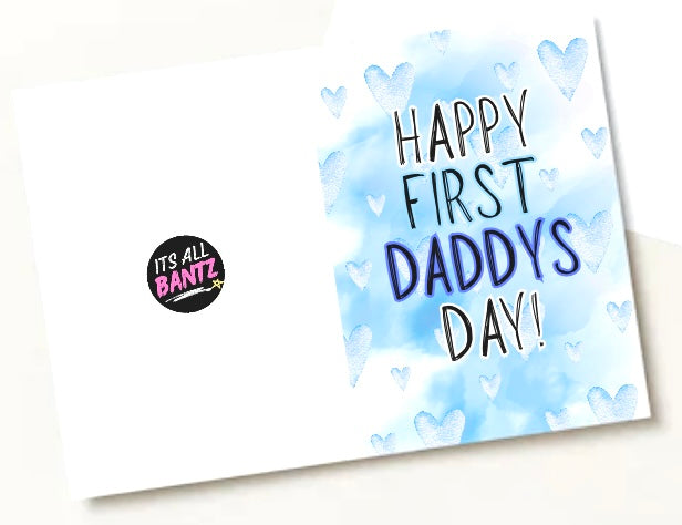 1st Fathers Day - Greeting Card