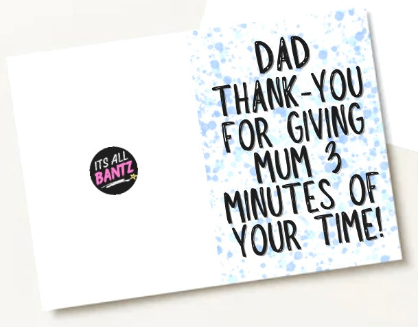 3 Minutes - Greeting Card