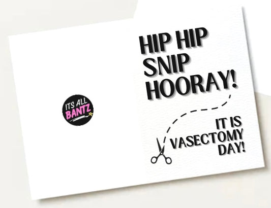 Hip Hip Snip Hooray - Card