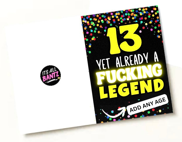 Already A Legend - Birthday Card