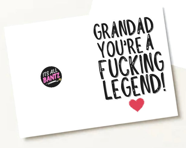 Grandad You Legend - Greeting Card
