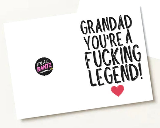 Grandad You Legend - Greeting Card