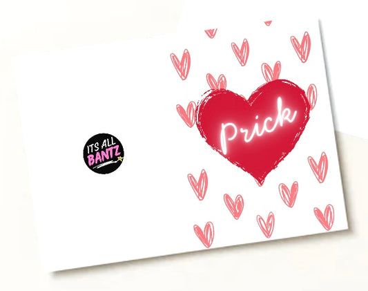 Prick Heart - Greeting Card