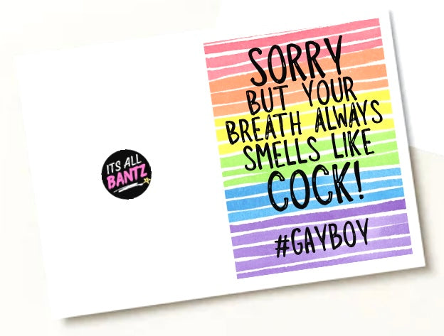 Cock Breath - Greeting Card