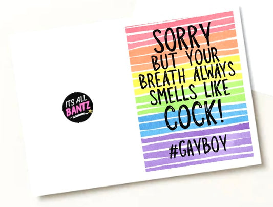 Cock Breath - Greeting Card