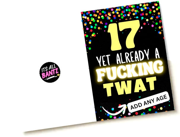 Already A Twat - Birthday Card