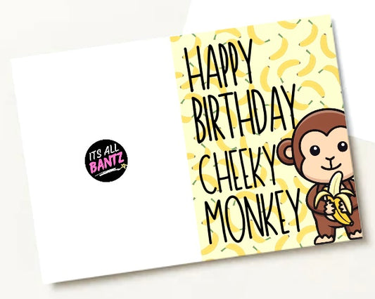 Birthday Monkey - Birthday Card