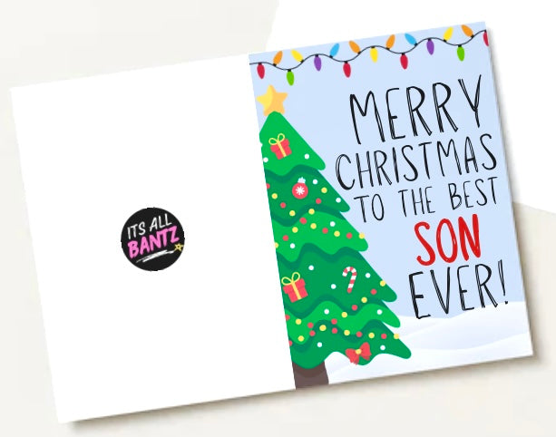 Merry Christmas Son - Greeting Card