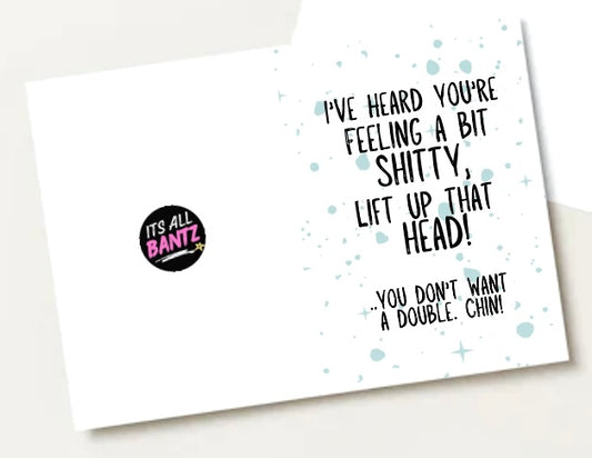 Double Chin - Greeting Card
