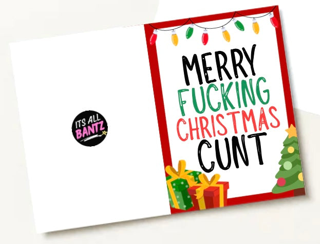 Christmas Cunt - Greeting Card