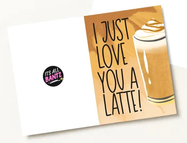 Latte - Greeting Card