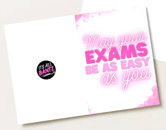 Easy Exams - Greeting Card