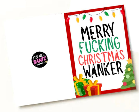 Christmas Wanker - Greeting Card