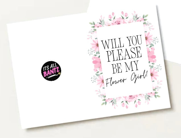 Be My Flower Girl? - Greeting Card
