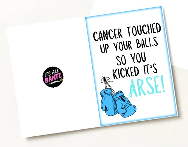 Touched Your Balls - Greeting Card