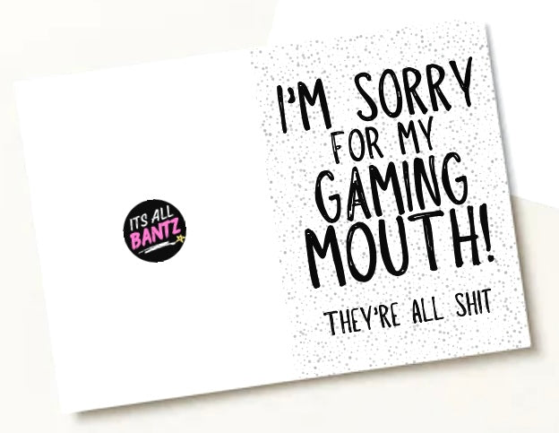 Gaming Mouth - Greeting Card