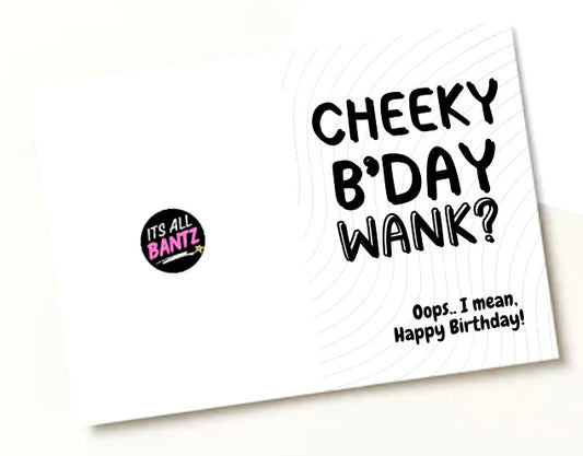 Birthday Wank? - Birthday Card
