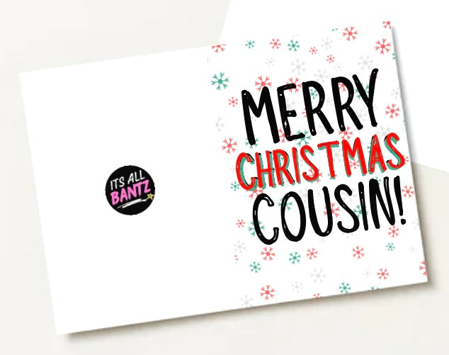 Merry Christmas Cousin - Greeting Card