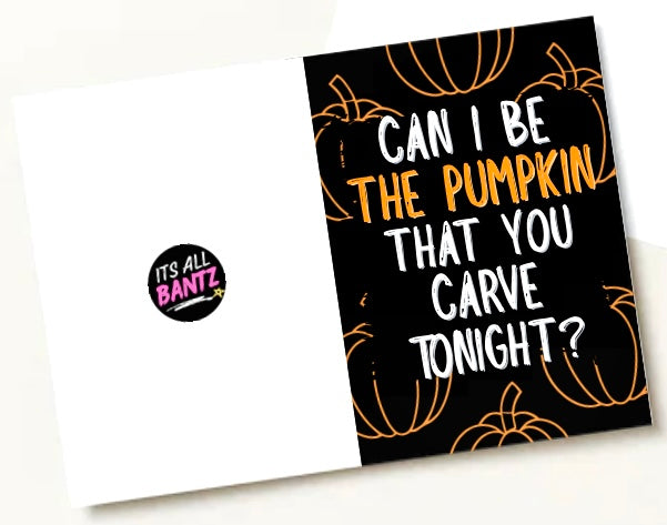 Can You Carve Me? - Greeting Card