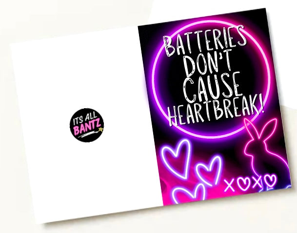 Batteries For The Win - Greeting Card