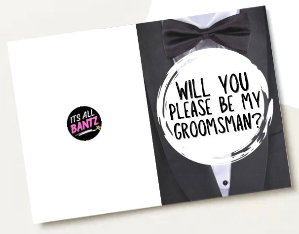 Groomsman? - Greeting Card