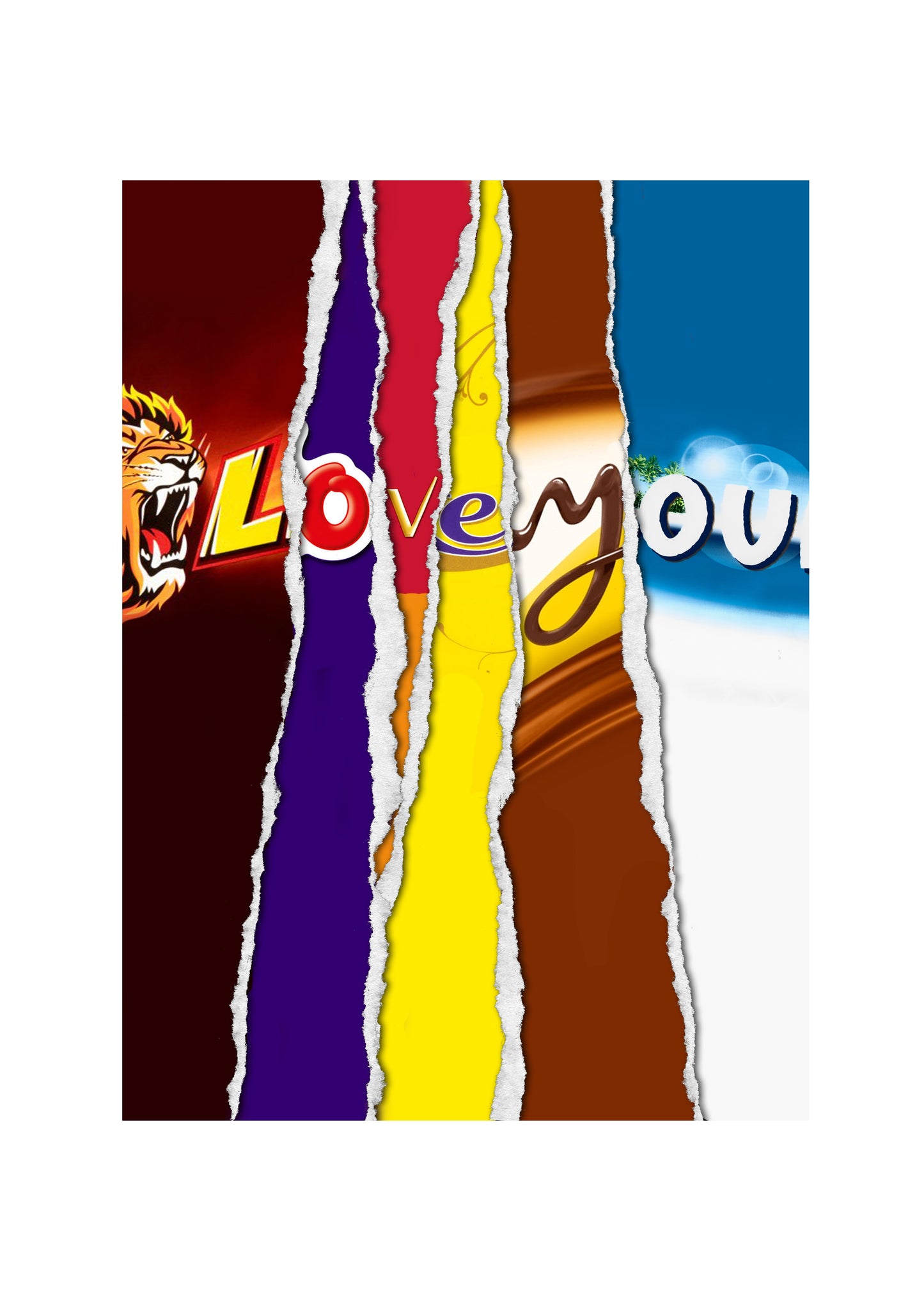 Love You - Chocolate Bar Wrapper