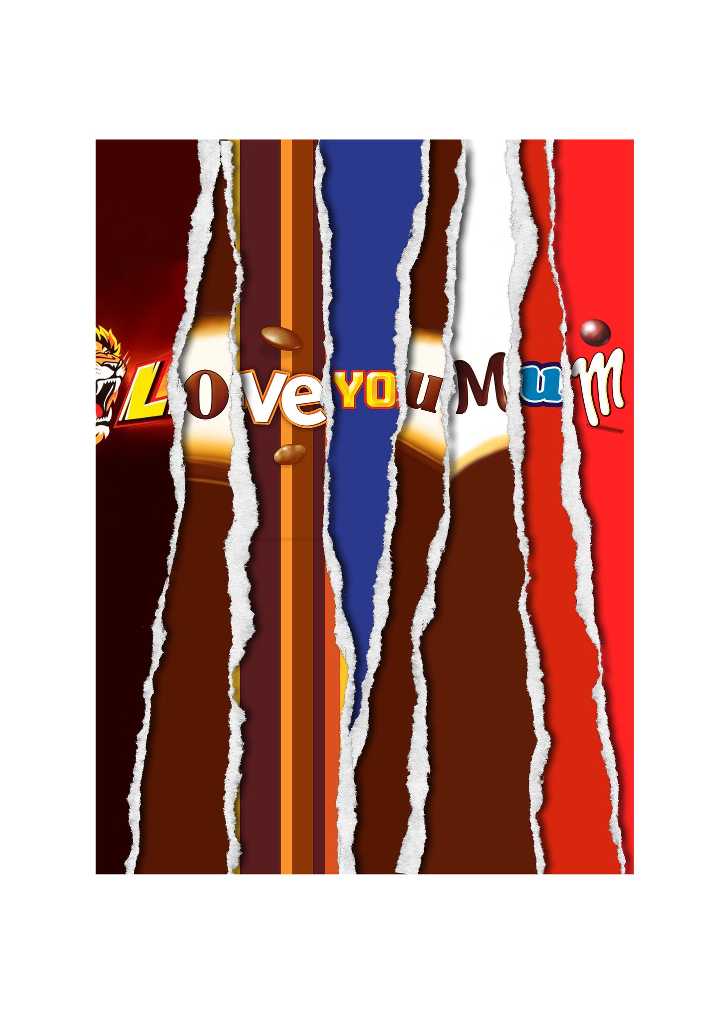 Love You Mum - Chocolate Bar Wrapper