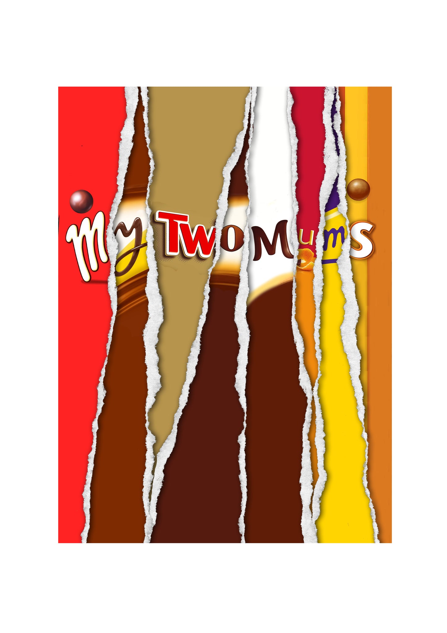 My Two Mums - Chocolate Bar Wrapper