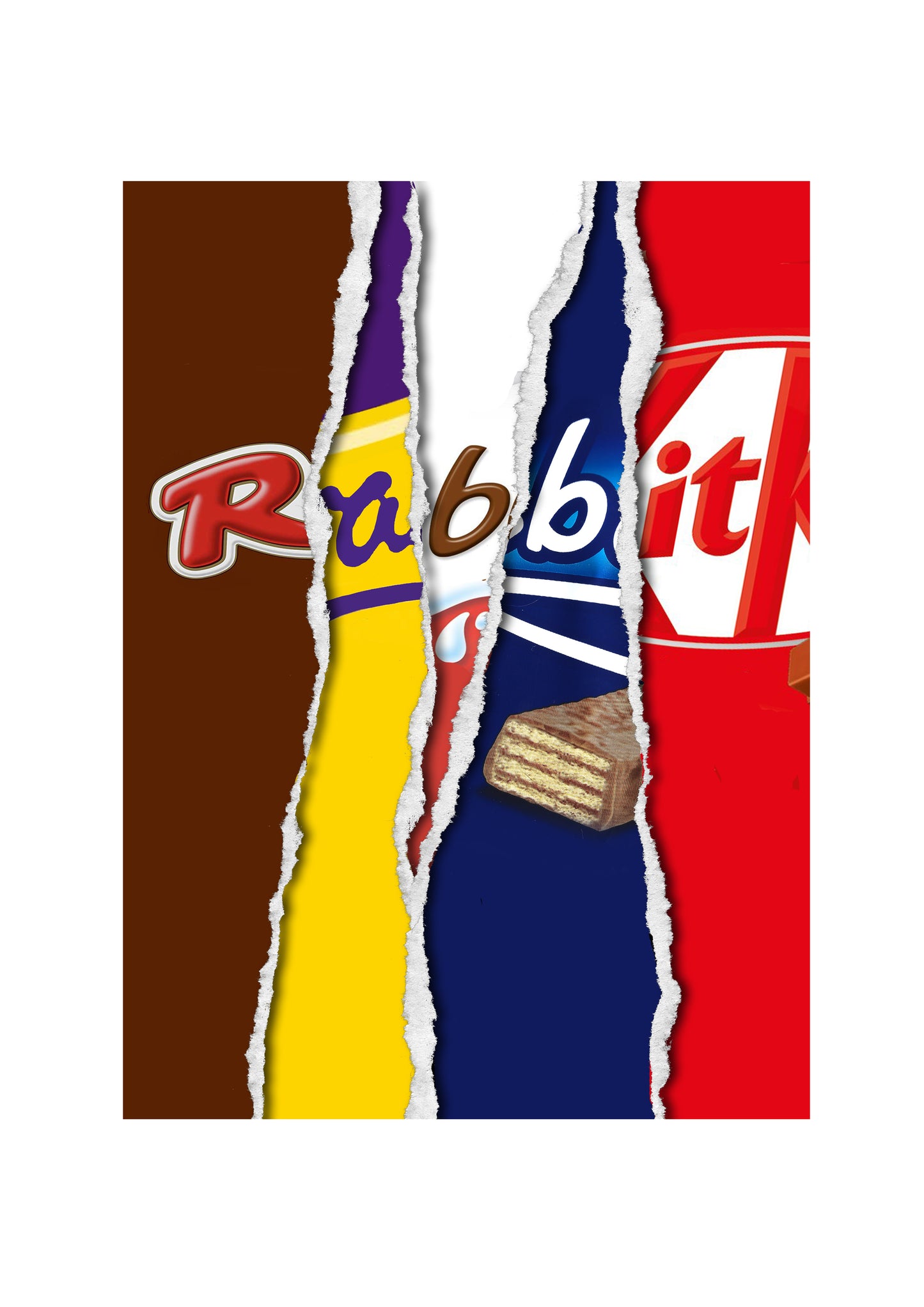 Rabbit - Easter Chocolate Bar Wrapper