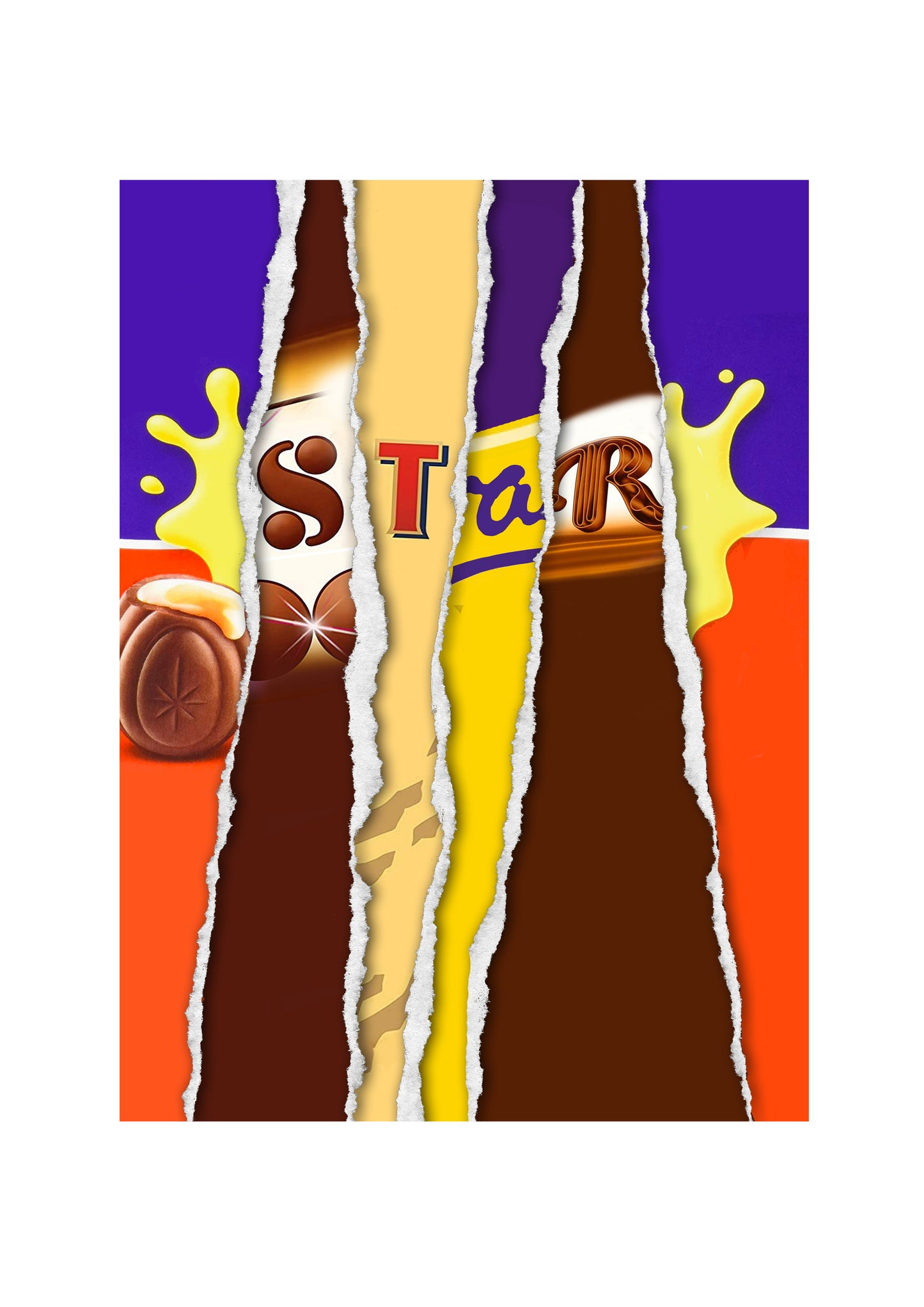 Star - Chocolate Bar Wrapper