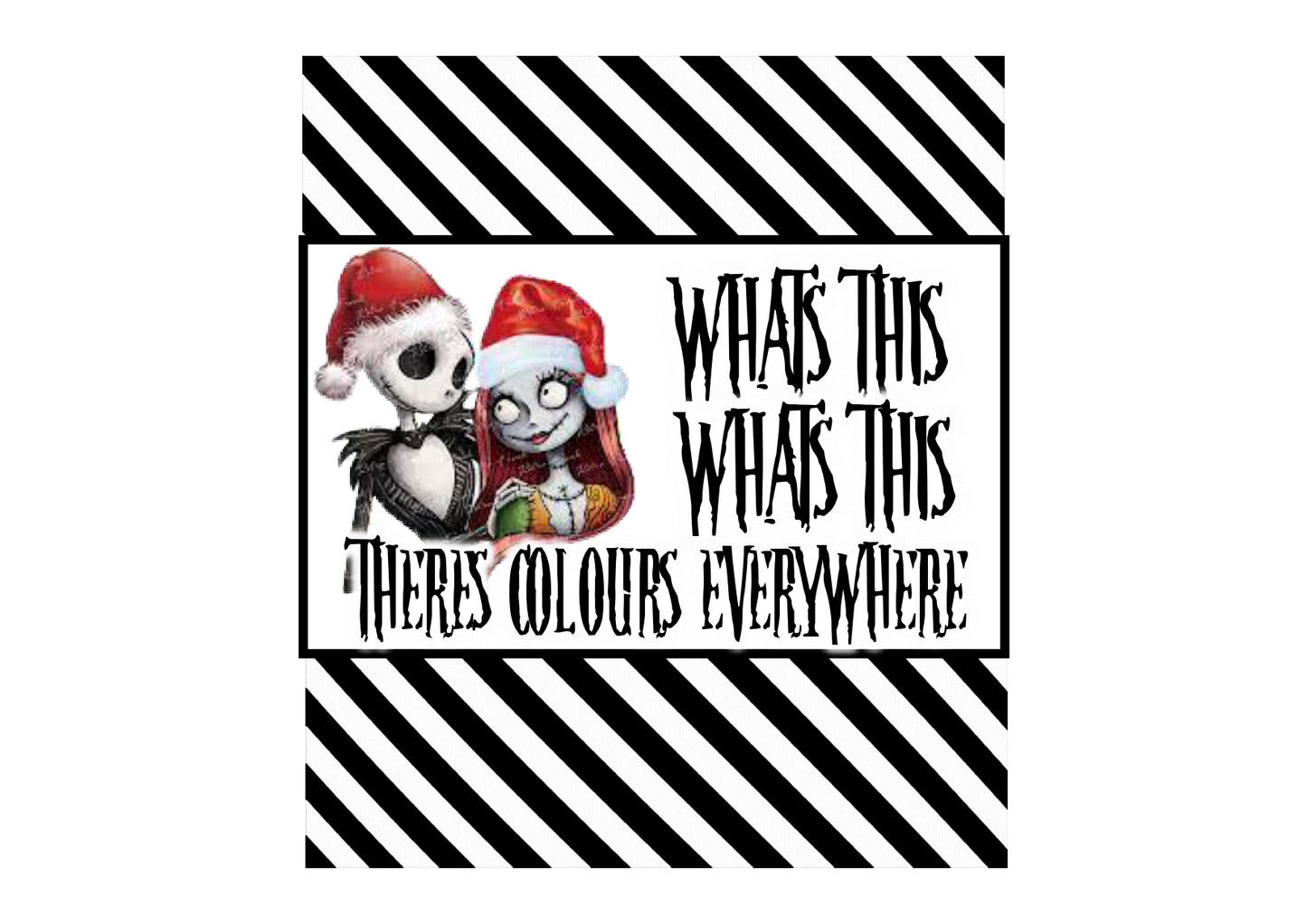 Nightmare Xmas- Chocolate Bar Wrapper