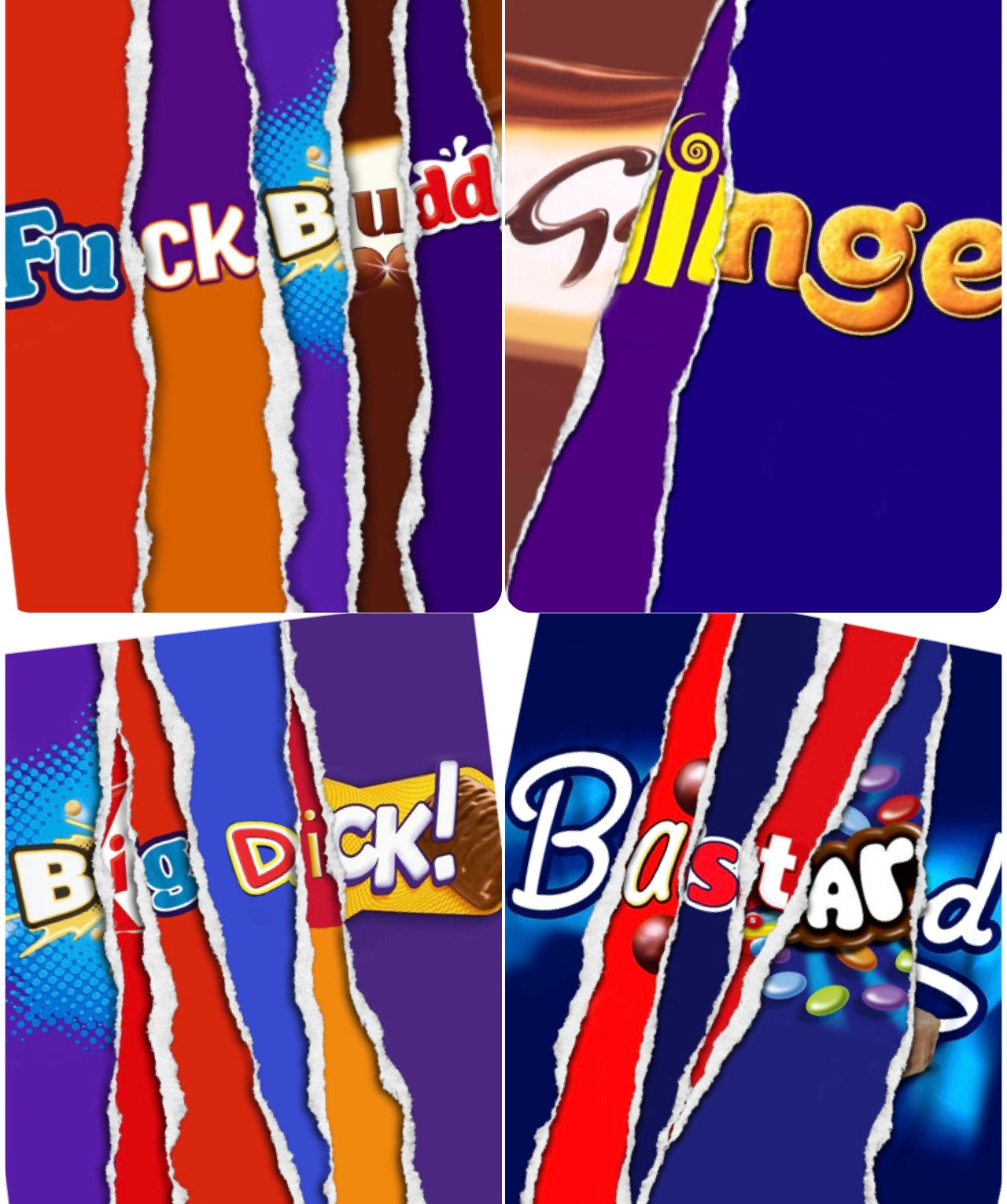 Novelty Chocolate Wrappers