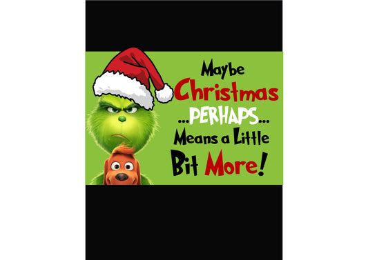 Grinchy Xmas - Chocolate Bar Wrapper