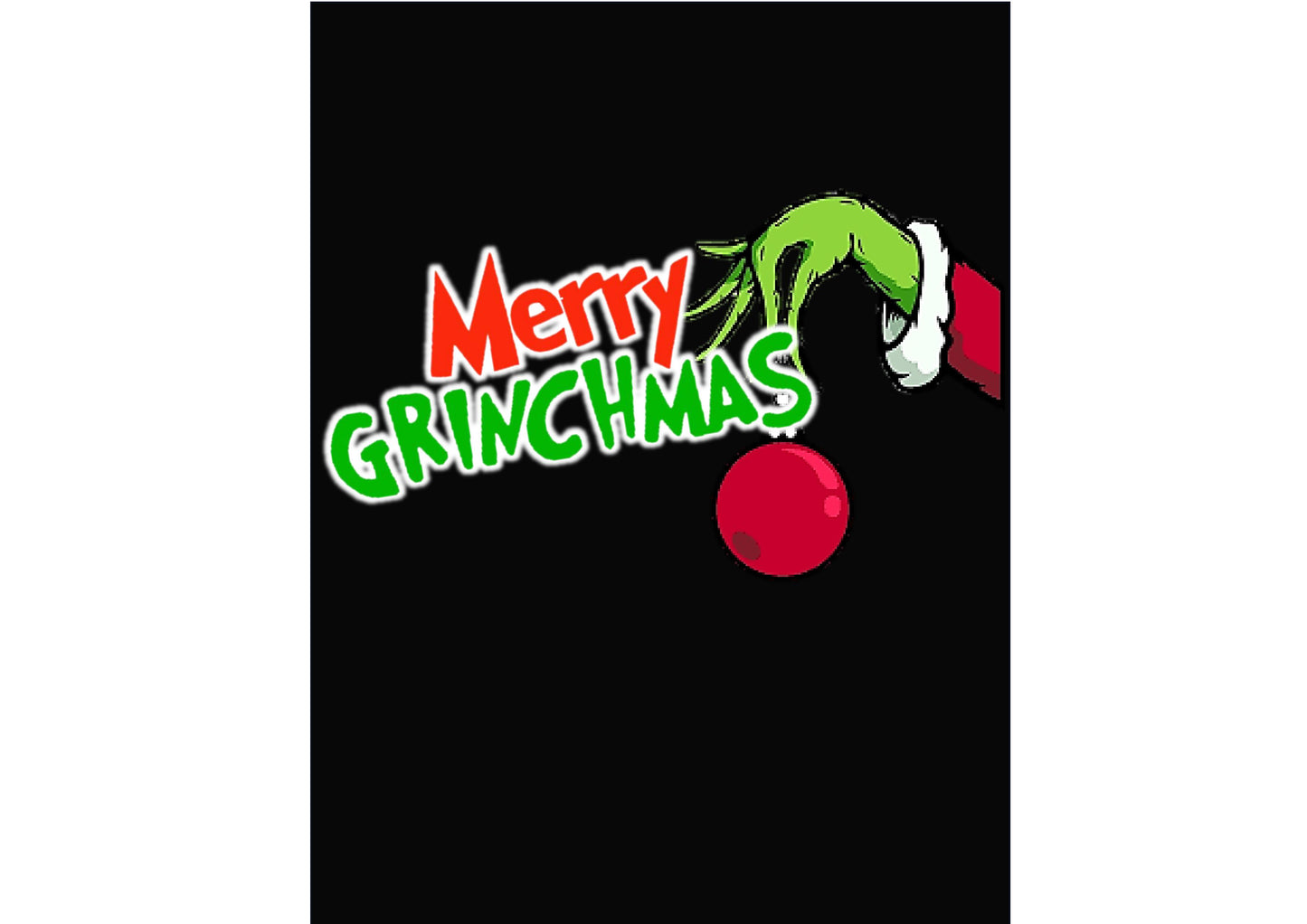 Grinchy Xmas - Chocolate Bar Wrapper