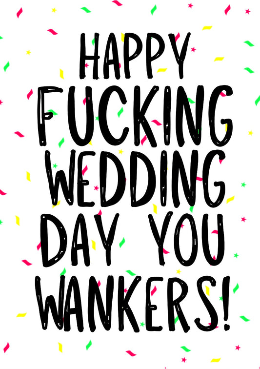 Wedding Day Day  -  Greeting Card