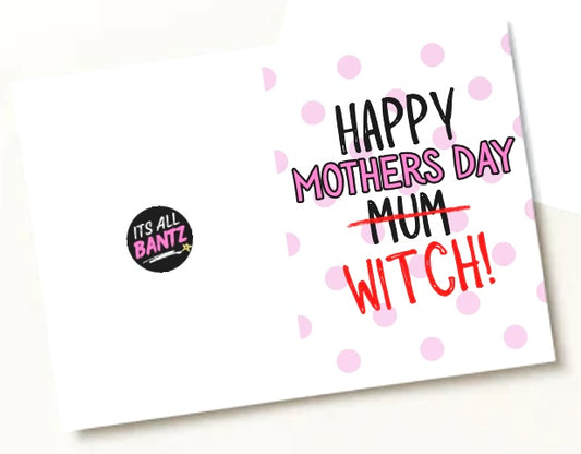 Mothers Day Witch - Greeting Card