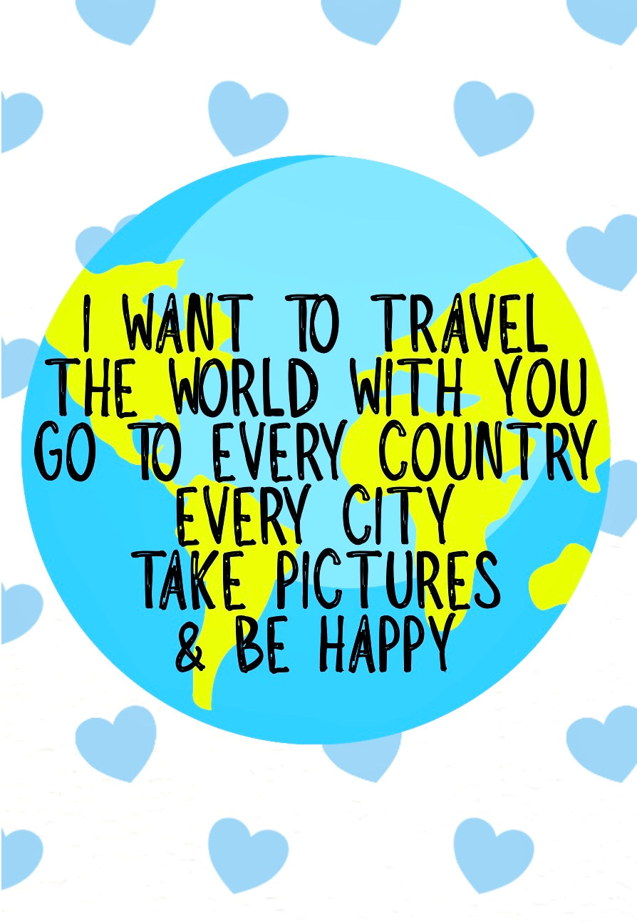 I Want To Be Happy -  Greeting Card