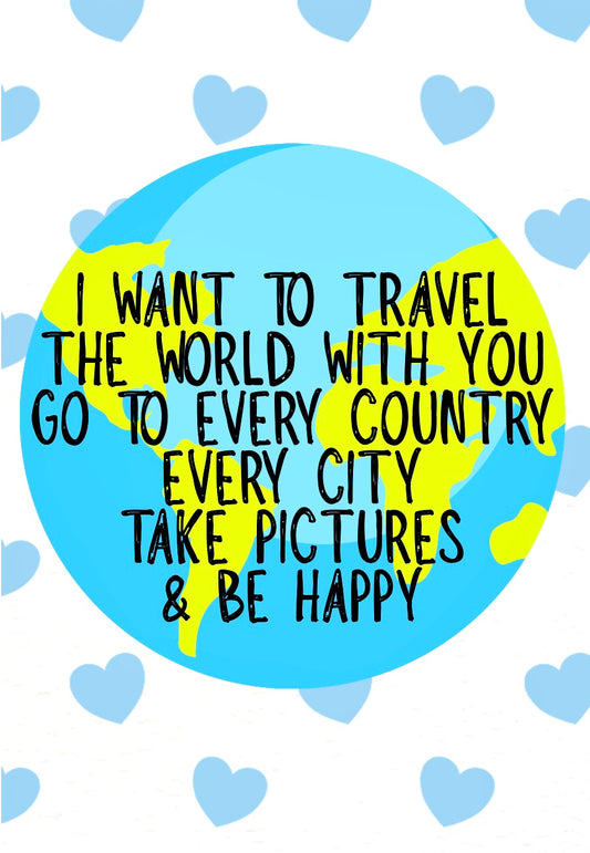 I Want To Be Happy -  Greeting Card