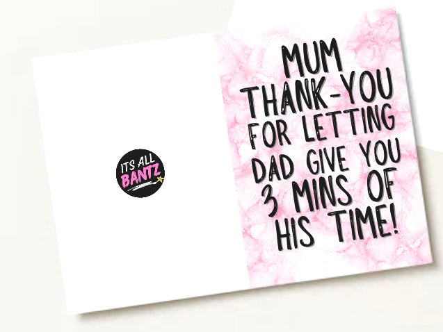 3 Minutes - Greeting Card
