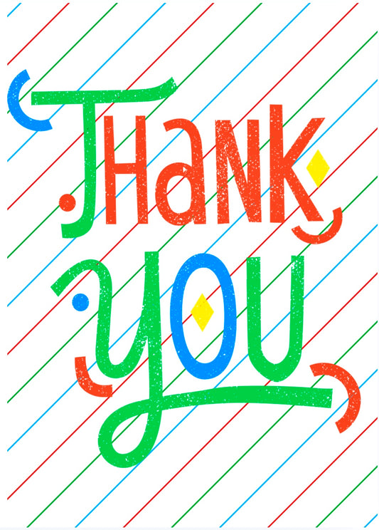 Thank You  -  Greeting Card