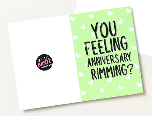 Anniversary Rimming - Greeting Card