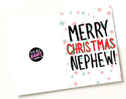 Merry Christmas Nephew -  Greeting Card