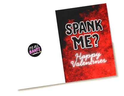 Valentines Spank - Greeting Card